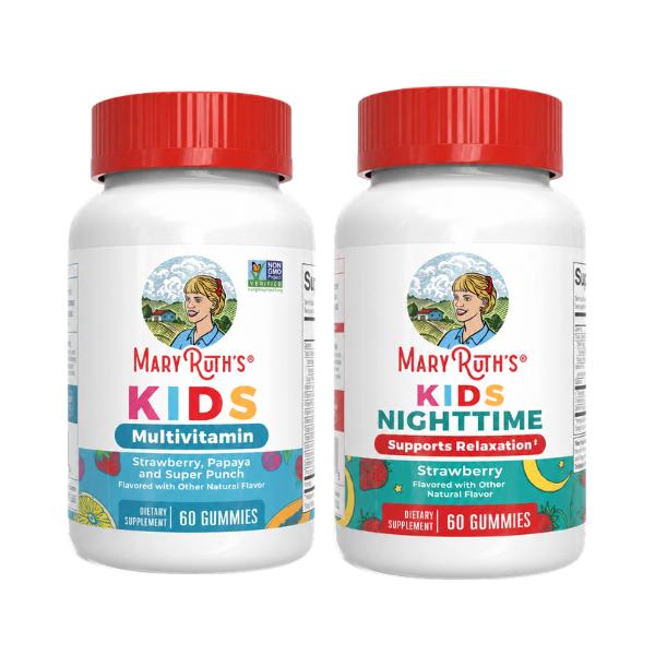 KIT #25 Multivitamínico y Sueño para Niños (60 gomitas c/u), MaryRuth's