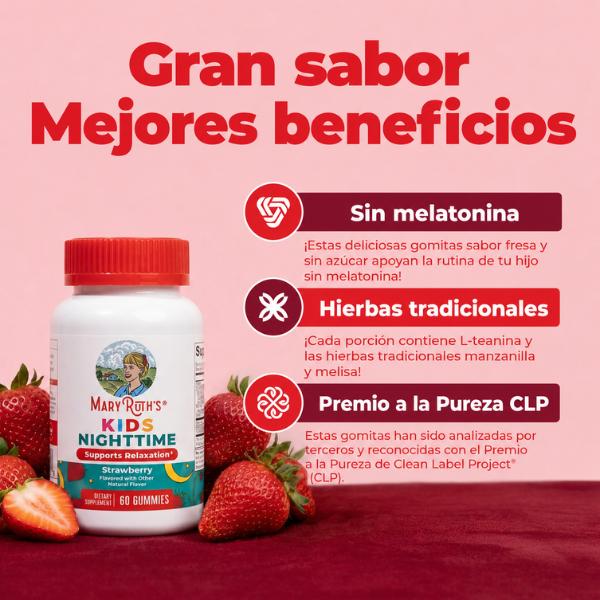 KIT #25 Multivitamínico y Sueño para Niños (60 gomitas c/u), MaryRuth's