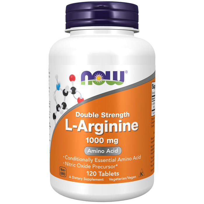 L-Arginina Doble Potencia 1000 mg (120 tabs)