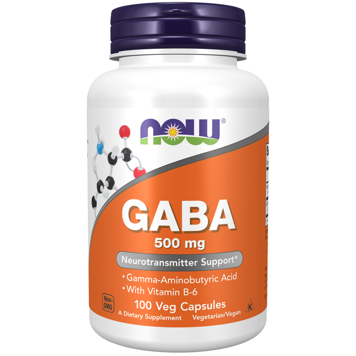 Now - GABA 500 mg (100 veg caps)