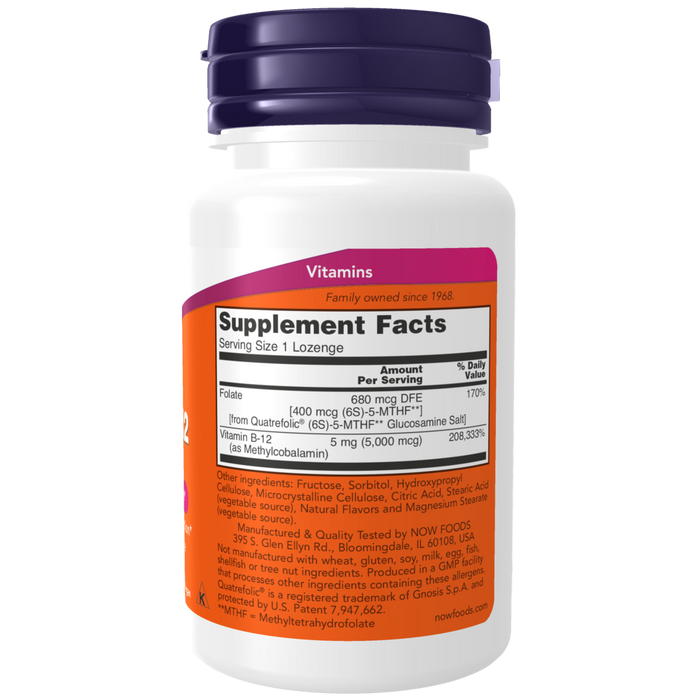 Metilo B12 5,000 mcg (120 pastillas)