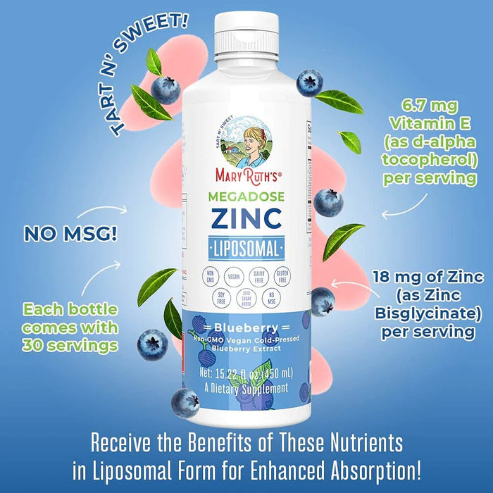 Liposomal Zinc Megadose 426ml MARY RUTH