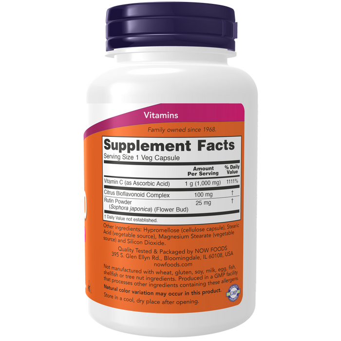 Vitamina C 1000 con Bioflavonoides (100 veg caps)