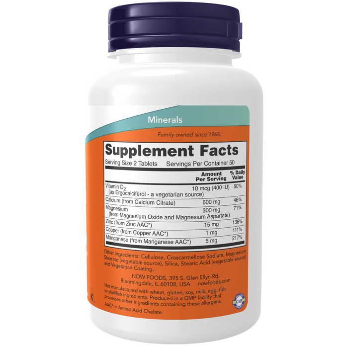 Citrato de Calcio 600 mg (100 tabs)