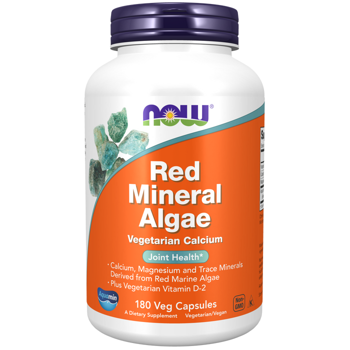 Calcio, Alga Mineral Roja (180 Capsulas)