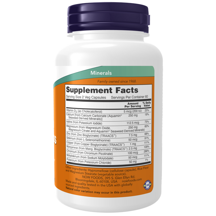 Multimineral Espectro Completo (120 veg caps)