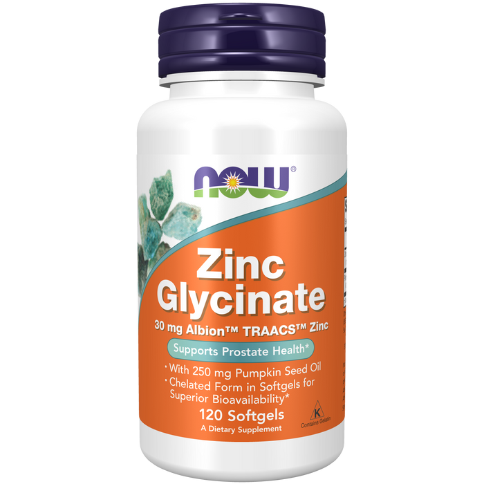 Glicinato de Zinc 30 mg (120 softgels)