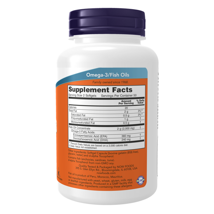 Omega-3 1000 mg (100 softgels)