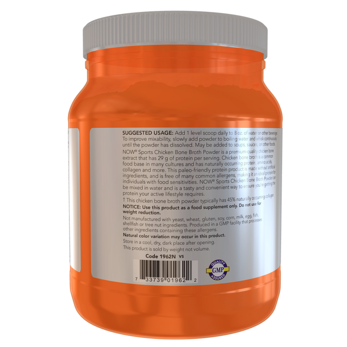 Proteina de Caldo de Huesos de Pollo (1.2 lbs 544 g)