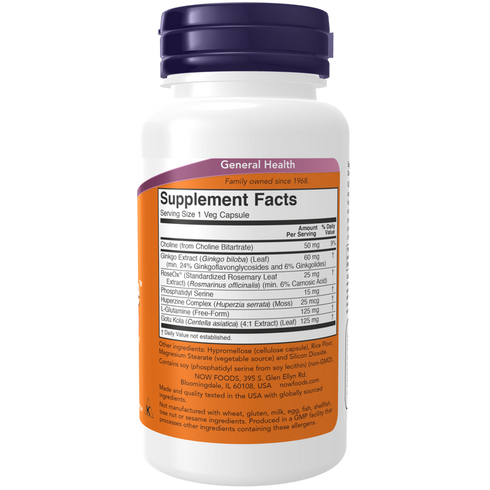 Brain Elevate Funcion Cognitiva (60 veg caps)