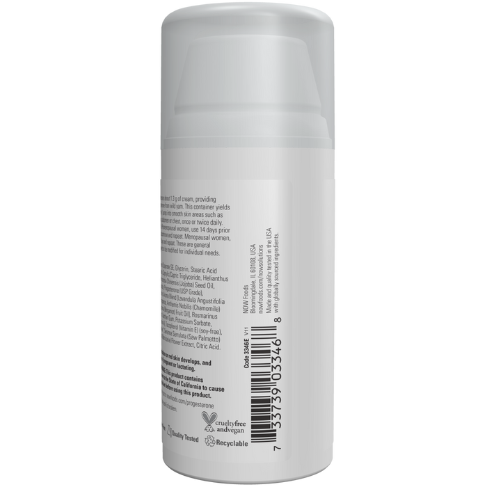 Crema de Progesterona de Camote Silvestre con Lavanda Para la Piel (3oz/85gr)