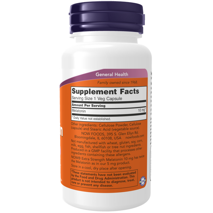 Melatonina 10mg Extra Fuerte (100 veg caps)