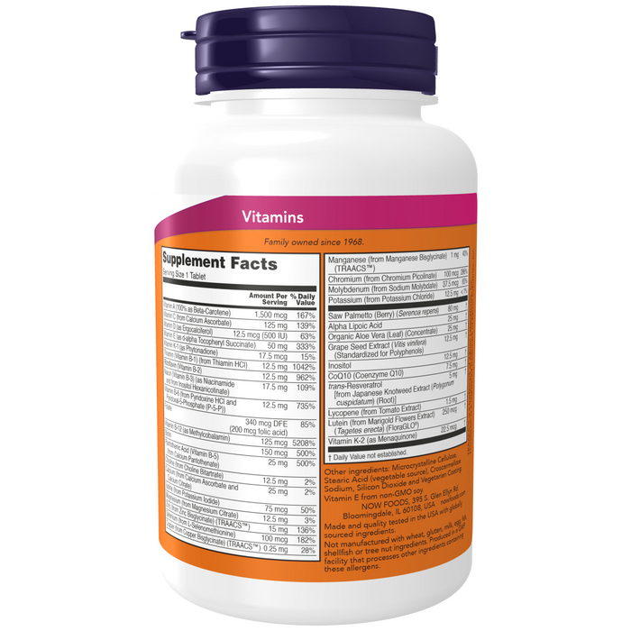Multivitaminico para Hombres ADAM ™ (60 tabs)