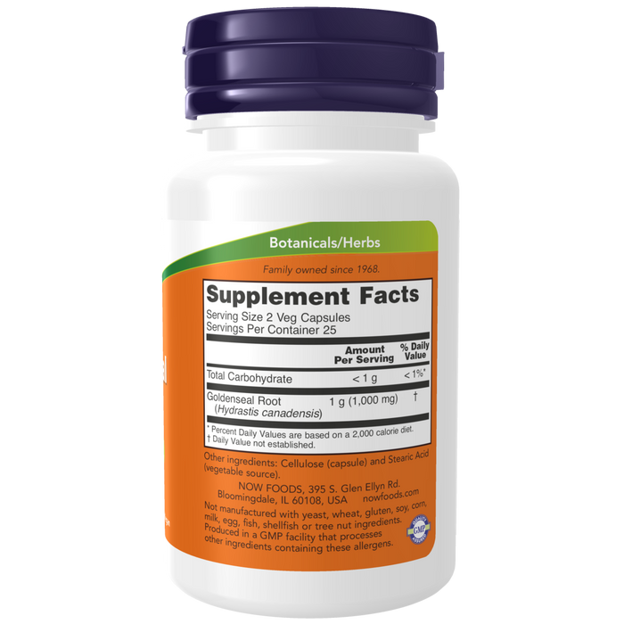 Raiz de Sello de Oro 500 mg (50 veg caps)