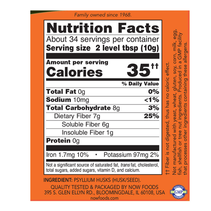 Cascaras de Psyllium Enteras (12 oz/340gr)