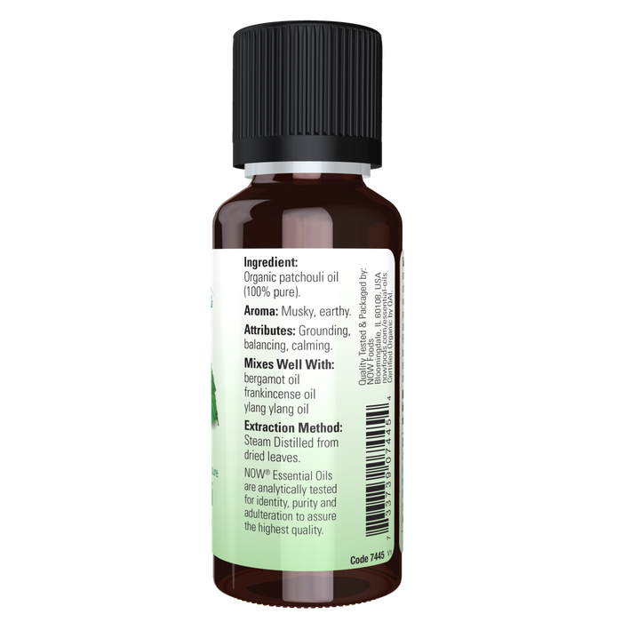 Aceite de Pachuli Organico (1 fl oz 30 ml)