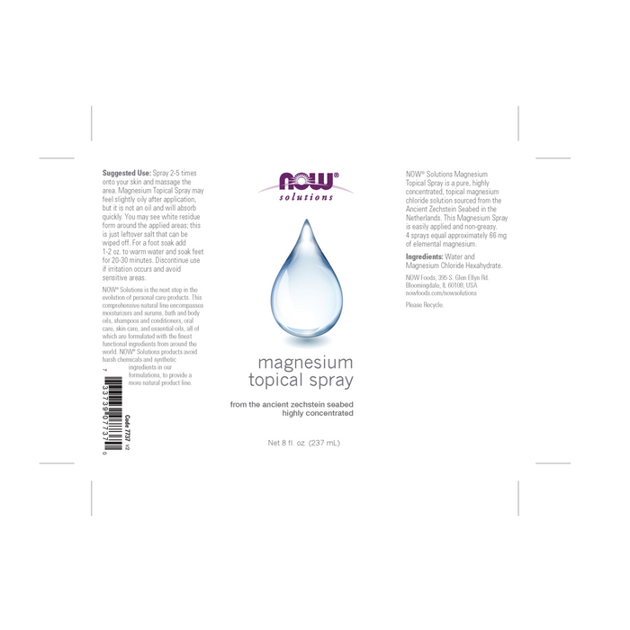 Magnesio Topico Liquido (8 fl oz 237 ml)