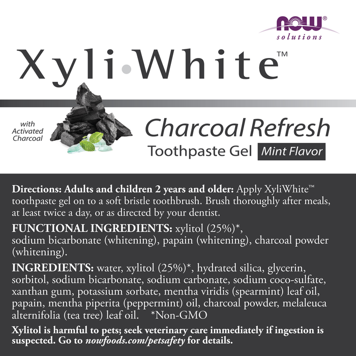 Pasta Dental Xyliwhite™ Charcoal Refresh (6.4 oz/181gr)