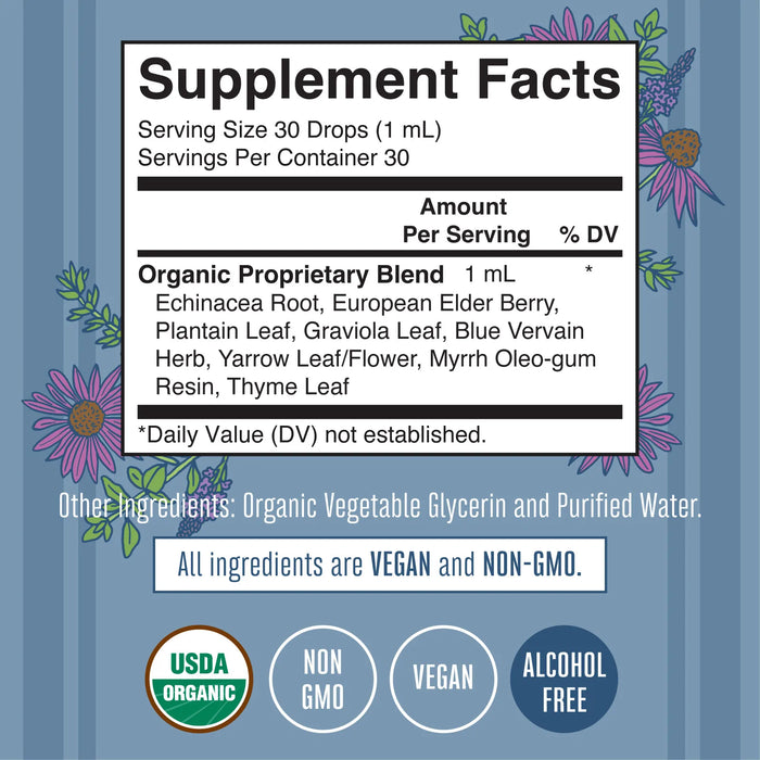 Apoyo Linfatico Organico, Liquido (1 fl oz 30 ml), Mary Ruth's