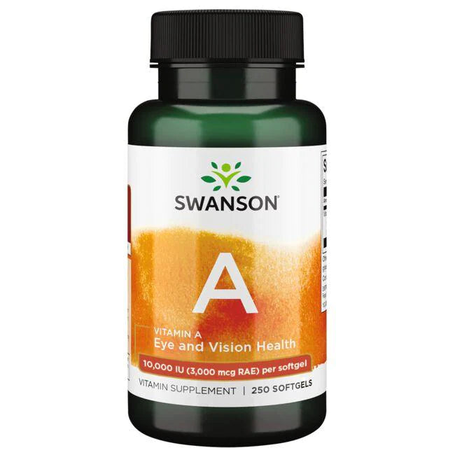 Vitamina A 10,000 UI (250 softgels) , Swanson