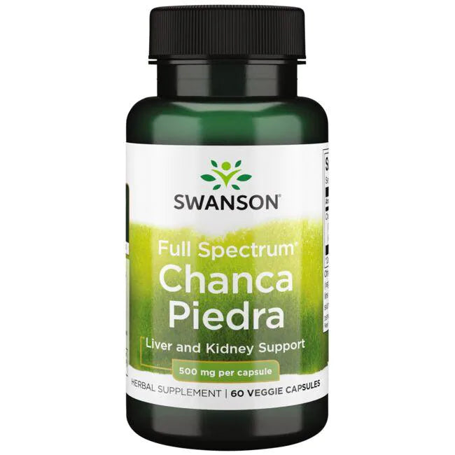 Chanca Piedra 500 mg (60 veg caps), Swanson