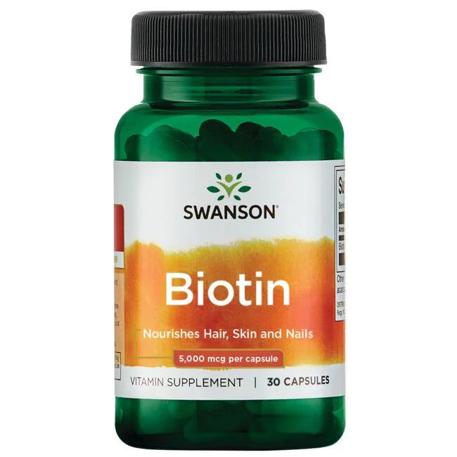 Biotina 5000 mcg (30 caps), Swanson