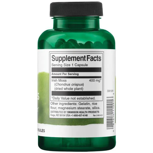 Musgo Irlandes 400mg (60 caps), Swanson