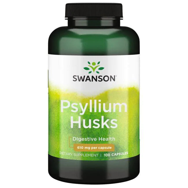 Salud Digestiva Psyllium Husk 610mg (100 caps), Swanson