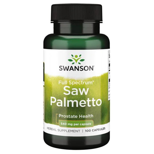 Swanson Premium - Saw palmetto 540mg 100caps 