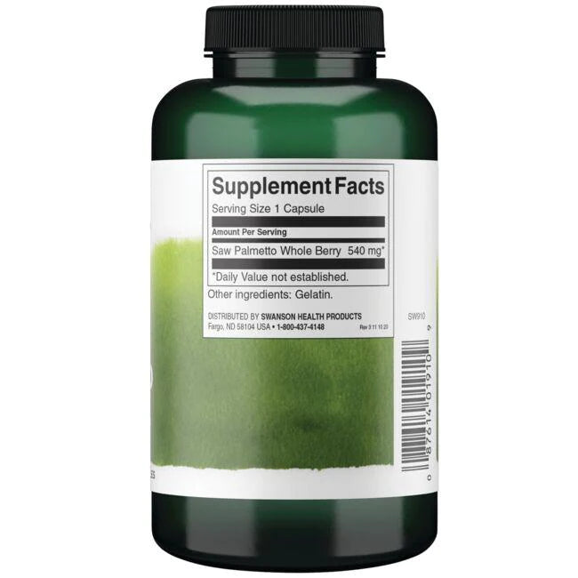 Saw Palmetto 540 mg (250 Caps), Swanson