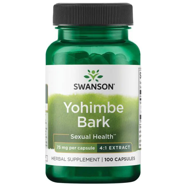Corteza de Yohimbe 300 mg (100 caps), Swanson