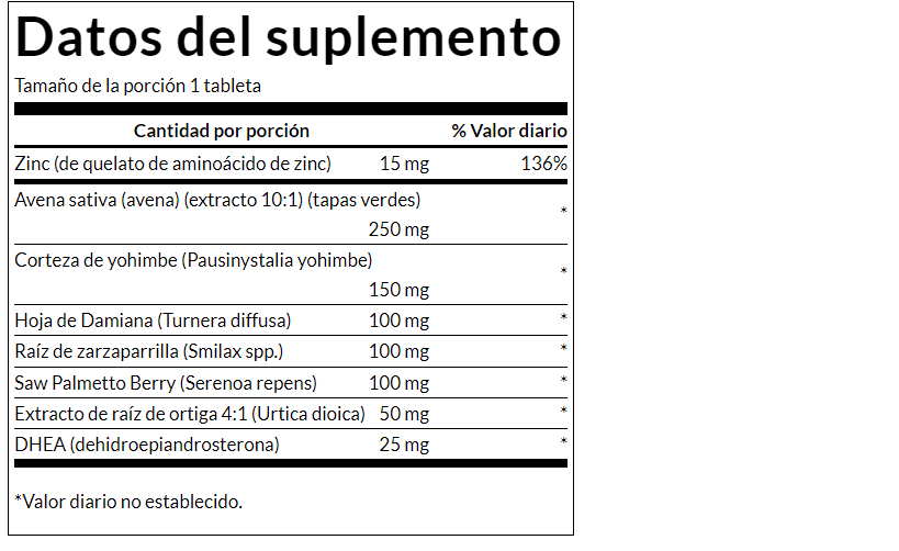 DHEA Supremo para Intimidad (45 tabs), Swanson