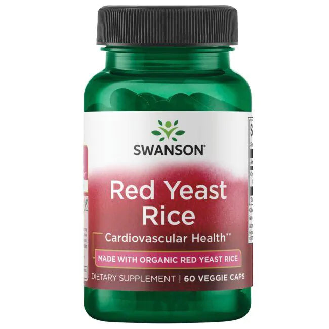 Arroz de Levadura Roja 600mg (60 veg caps), Swanson