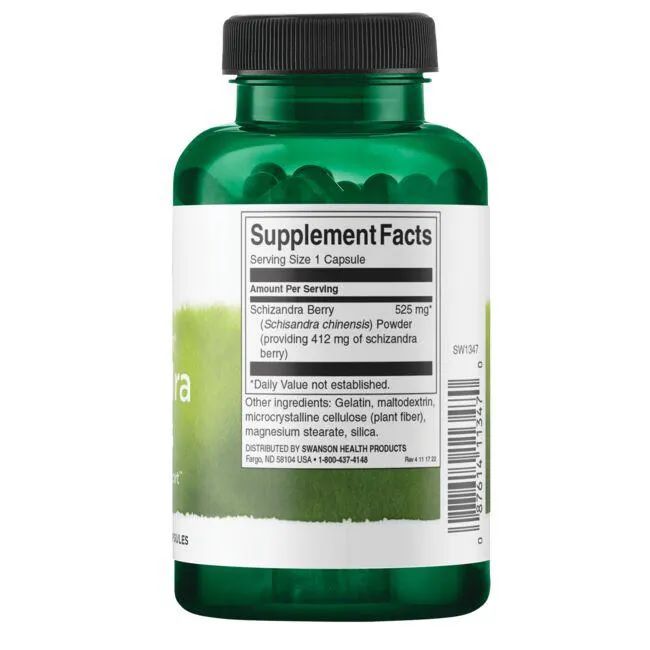Schizandra 525mg (90 caps), Swanson