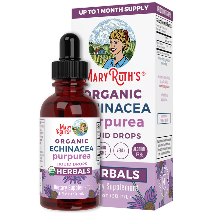 Equinacea Purpura Organica, Liquida (1 fl oz 30 ml), Mary Ruth's