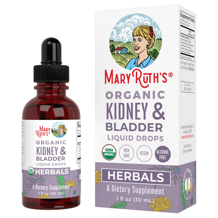 Gotas Herbales Organicas para Riñon y Vejiga (1 fl oz 30 ml), Mary Ruth's