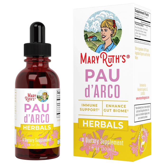 Pau D'arco, Gotas Herbales Liquidas 30 ml (1 fl oz), Mary Ruth's