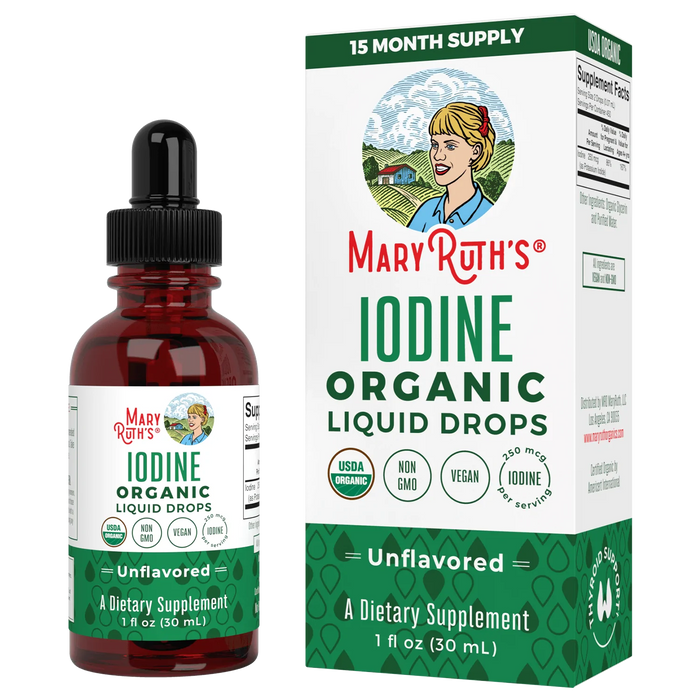 Yodo Organico, Liquido (1 fl oz 30 ml), Mary Ruth's